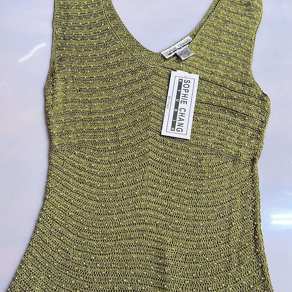 Beaded crochet blouse - Picture 3 of 5